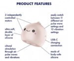 Satisfyer Mochi Rechargeable Air Pulse Vibrator – Beige - Image 4