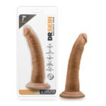 Dr. Skin - 7 Inch Cock With Suction Cup - Mocha - Image 2