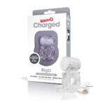 Charged Big O Rechargeable Vibrating Cock Ring – Clear - Image 2