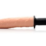 Onslaught 13 Mode XXL Vibrating Giant Dildo Thruster - Flesh