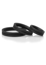RingO Pro X3 Black Cock Ring – 3-Pack, Body-Safe Silicone - Image 5