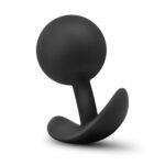 Anal Adventures - Platinum - Silicone Vibra Plug - Black
