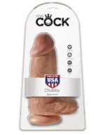 King Cock Chubby Tan Realistic Dildo with Suction Cup Base