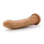 Dr. Skin Realistic Cock Basic 8.5 Dildo with Suction Cup – Mocha - Image 3