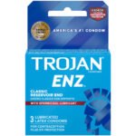 Trojan Enz Armor Spermicidal Lubricated Condoms – 3 Pack - Image 2