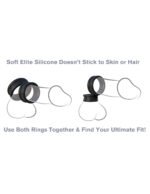 Fantasy C-Ringz Max Width Silicone Cock Rings – Black - Image 3