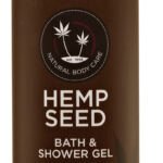 Hemp Seed Bath and Shower Gel - Skinny Dip - 8 Oz. / 237ml