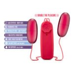 B Yours Double Pop Eggs Vibrating Eggs – Pink - Image 4
