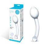 Pure Indulgence Anal Slider Borosilicate Glass Anal Plug – Clear - Image 3