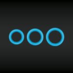 Firefly Halo Large Glow-in-the-Dark Silicone Cock Ring – Blue - Image 3
