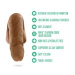 Urself Affirm Packer – Platinum-Cured Silicone – Brown - Image 4