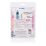 Pocket Exotics Impulse Slim Bullet Vibrator – Blue - Image 2