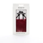 Sex and Mischief Enchanted Feather Nipple Clamps - Burgundy