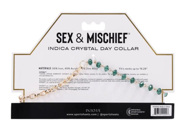 Indica Crystal Day Collar - Green