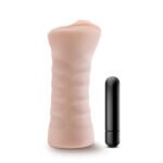 M for Men Rain Vibrating Stroker – Beige - Image 3