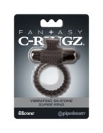 Fantasy C-Ringz Vibrating Silicone Super Ring Black - Image 3