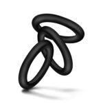 Performance - Vs2 Pure Premium Silicone Cockrings - Small - Black - Image 4