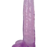 Lollicock - 8 Inch Slim Stick With Balls - Grape Ice