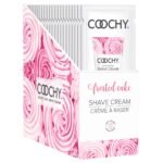 Coochy Shave Cream - Frosted Cake - 15 ml Foils 24 Count Display