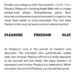 Playboy Pleasure - Double Time - Kegel Balls - Dark Purple