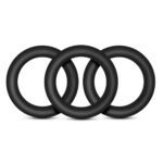 Performance - Vs2 Pure Premium Silicone Cockrings - Small - Black - Image 2