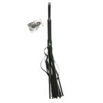 Sex and Mischief Crystal Whip - Black