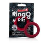 Screaming O RingO Ritz XL Liquid Silicone Cock Ring – Red - Image 2