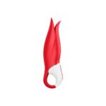 Satisfyer Vibe Power Flower Rechargeable Silicone Vibrator – Red - Image 2