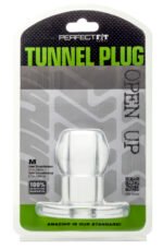 Tunnel Plug Medium Anal Plug – Clear, Phthalate-Free - Image 2
