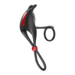 Nasstoys Cockpower Remote Control Vibrating Cock Ring and Ball Cinch – Black - Image 3