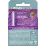 Trojan Ultra Thin Armor Spermicidal Condoms – 3 Pack - Image 3