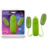 B Yours Double Pop Eggs Vibrating Eggs – Lime Green - Image 3