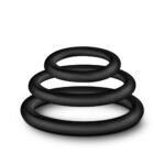 Performance - Vs4 Pure Premium Silicone Cockring Set - Black - Image 3