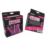 Pecker Balloons Assorted Colors 6-Piece Box - Image 2