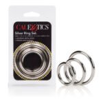 Silver Ring 3-Piece Set – Silver - Image 3
