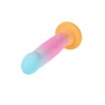 Avant Golden Dawn Curved Anal Plug – Platinum-Cured Silicone – Multi - Image 3