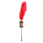 Ostrich Tickler Feather Stimulator – Red - Image 2