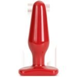 Red Boy Medium Anal Plug – Red, Phthalate-Free - Image 2