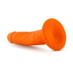 Neo - 5.5 Inch Dual Density Cock - Neon Orange - Image 5