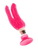 Wall Bangers Double Penetrator Vibrating Anal and Vaginal Stimulator – Red - Image 4