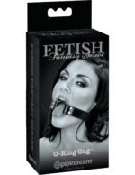 Fetish Fantasy Limited Edition O-Ring Gag - Black - Image 4
