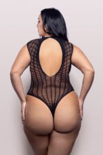 Latest Obsession Teddy – Queen – Black – Nylon Spandex - Image 3