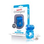 Charged Big O Rechargeable Vibrating Cock Ring – Blue - Image 2