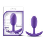 Luxe - Wearable Vibra Slim Plug - Medium - Purple - Image 3
