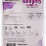 Naughty Nubbies - Rechargeable Silicone Massager - Purple
