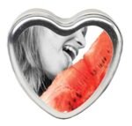 Edible Heart Candle - Watermelon - 4 Oz. - Image 2