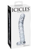 Icicles No. 60 Clear Glass Anal Plug - Image 3