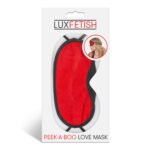 Peek-a-Boo Love Mask - Red - Image 2