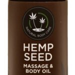 Hemp Seed Massage and Body Oil - Naked in the Woods - 2 Fl. Oz/ 60ml