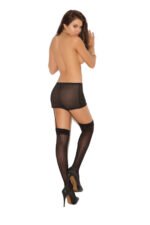 Sheer Thigh High - Queen Size - Black - Image 2